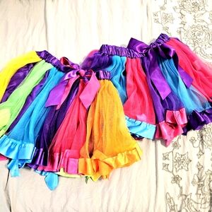 Set of 2 girl's tutu skirts, size 7-8